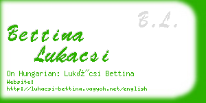 bettina lukacsi business card